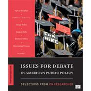 Issues for Debate in American Public Policy, 13th Edition