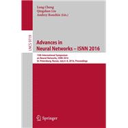 Advances in Neural Networks - Isnn 2016