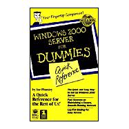 Windows 2000 Server for Dummies Quick Reference
