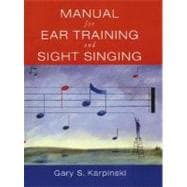 Manual Ear Tra/Sgh Sing W/ CD