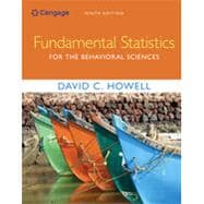 Bundle: Fundamental Statistics for the Behavioral Sciences, Loose-leaf Version, 9th + MindTap Psychology, 1 term (6 months) Printed Access Card