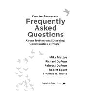 Concise Answers to Frequently Asked Questions About Professional Learning Communities at Work