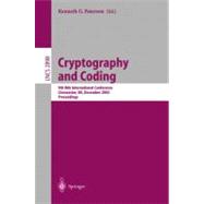 Cryptography and Coding : 9th IMA International Conference, Cirencester, UK, December 2003 - Proceedings