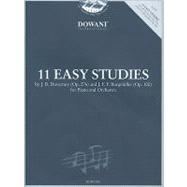 11 Easy Studies by Duvernoy (Op. 276) and Burgmuller (Op. 100) for Piano and Orchestra