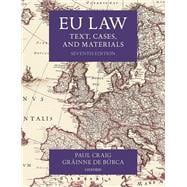 EU Law Text, Cases, and Materials