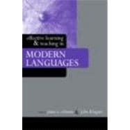 Effective Learning And Teaching In Modern Languages