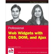 Professional Web Widgets with CSS, DOM, JSON and Ajax