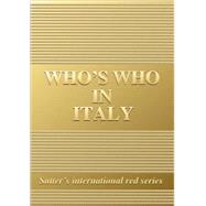 Who's Who in Italy 2008 Gold Edition
