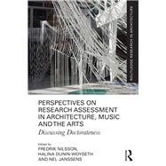 Perspectives on Research Assessment in Architecture, Music and the Arts
