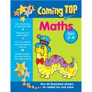 Coming Top Maths Ages 3-4 Get A Head Start On Classroom Skills - With Stickers!