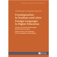 Fremdsprachen in Studium Und Lehre – Foreign Languages in Higher Education