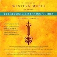 Electronic Listening Guides: Concise Repertoire for A History of Western Music, Seventh Edition