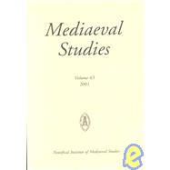 Mediaeval Studies 2001