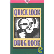 Quick Look Drug Book 2001