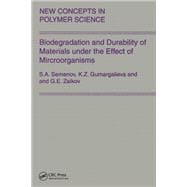 Biodegradation and Durability of Materials Under the Effect of Microorganisms