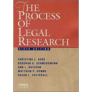 The Process of Legal Research,9780735536661