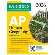 AP Human Geography Premium, 2026: Prep Book with 6 Practice Tests+ Comprehensive Review + Online Practice