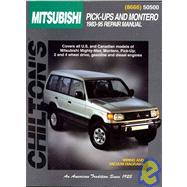 Chilton's Mitsubishi Pick-Ups and Montero 1983-95 Repair Manual