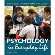 Loose-Leaf for Psychology in Everyday Life book cover, ISBN 9781319606671