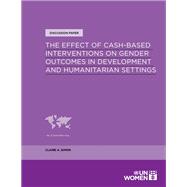 The Effect of Cash-based Interventions on Gender Outcomes in Development and Humanitarian Settings