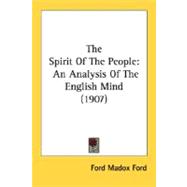 Spirit of the People : An Analysis of the English Mind (1907)
