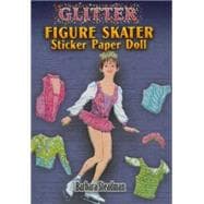 Glitter Figure Skater Sticker Paper Doll