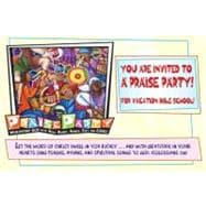 Vacation Bible School 2010 Praise Party! Invitation Postcard (Package of 25) VBS : Worshipping God with Head, Heart, Hands, Feet, and S O U L