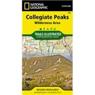 National Geographic Collegiate Peaks Wilderness Area Map