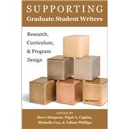 Supporting Graduate Student Writers
