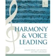 MindTap for Aldwell/Schachter/Cadwallader's Harmony and Voice Leading 5th Edition, 4 terms Printed Access Card