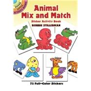 Animal Mix And Match Sticker Activity Book