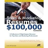 Sales & Marketing Resumes for $100,000 Careers