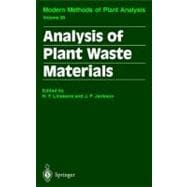 ANALYSIS OF PLANT WASTE MATERIALS