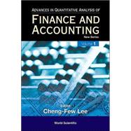 Advances in Quantitative Analysis of Finance and Accounting : New Series