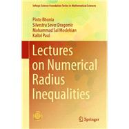 Lectures on Numerical Radius Inequalities