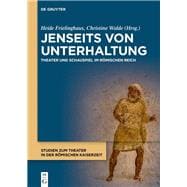 Jenseits von Unterhaltung book cover, ISBN 9783111706696