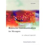 Business Communication for Managers : An Advanced Approach