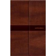 RVR 1960 Biblia Ultrafina, marrón símil piel y solapa con imán