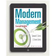 Modern Management Concepts and Skills