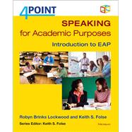 4 Point Speaking for Academic Purposes,9780472036707
