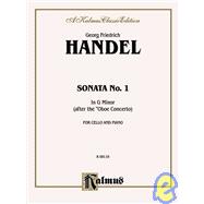 Sonata No. 1 in G Minor: Kalmus Edition