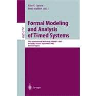 Formal Modeling And Analysis Of Timed Systems: First International Workshop, FORMATS 2003, Marseille, France, September 6-7, 2003, Revised Papers