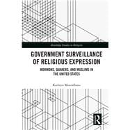 Government Surveillance of Religious Expression: Mormons, Quakers, and Muslims in the United States book cover, ISBN 9781138306714