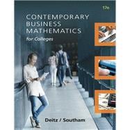 Contemporary Business Mathematics for Colleges