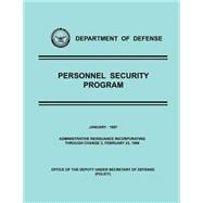 Department of Defense Personnel Security Program January 1987