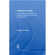I Prefer to Teach: An International Comparison of Faculty Preference for Teaching