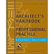 The Architect's Handbook of Professional Practice, Student Edition, 13th Edition
