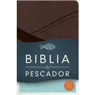 RVR 1960 Biblia del pescador, chocolate símil piel Evangelismo Discipulado Ministerio