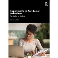Experiments in Anti-Social Behaviour