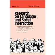 Constituting Gender Through Talk in Childhood: Conversations in Parent-child, Peer, and Sibling Relationships:a Special Issue of research on Language and Social interaction